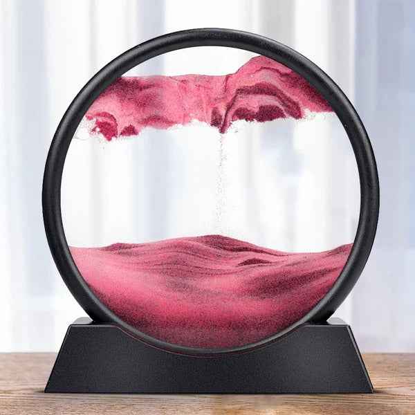 3D Moving Sea Sand Art and Kinetic Sand Landscape
