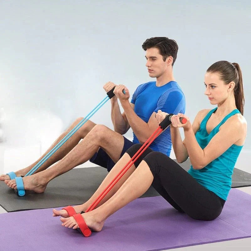 Pedal Resistance Bands and Elastic Sit up Pull Rope