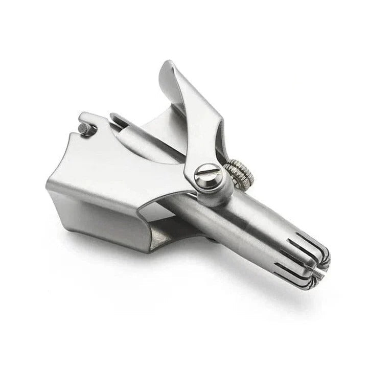 Stainless Steel Manual Nose Hair Trimmer for Men