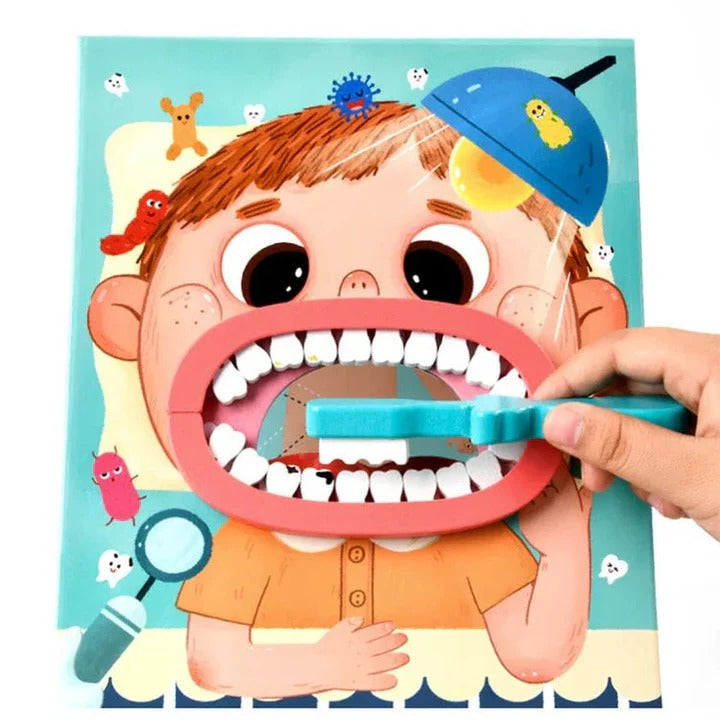 Professional Children’s Dentist Kit and Durable Plastic Medical Tools
