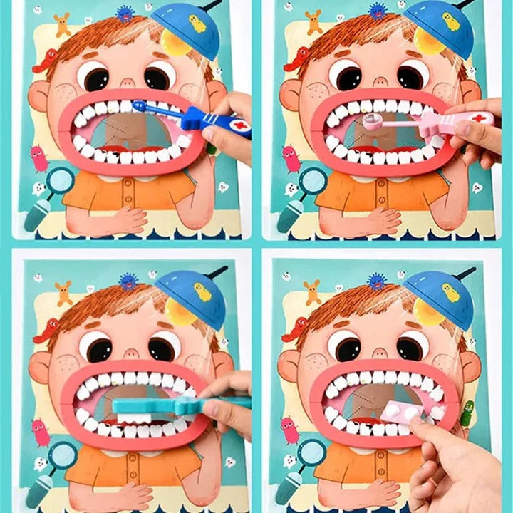 Professional Children’s Dentist Kit and Durable Plastic Medical Tools