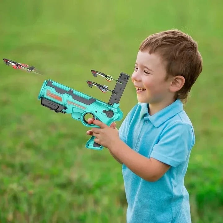 SkyGlider Plane Launcher and One-Click Ejection Aircraft Toy