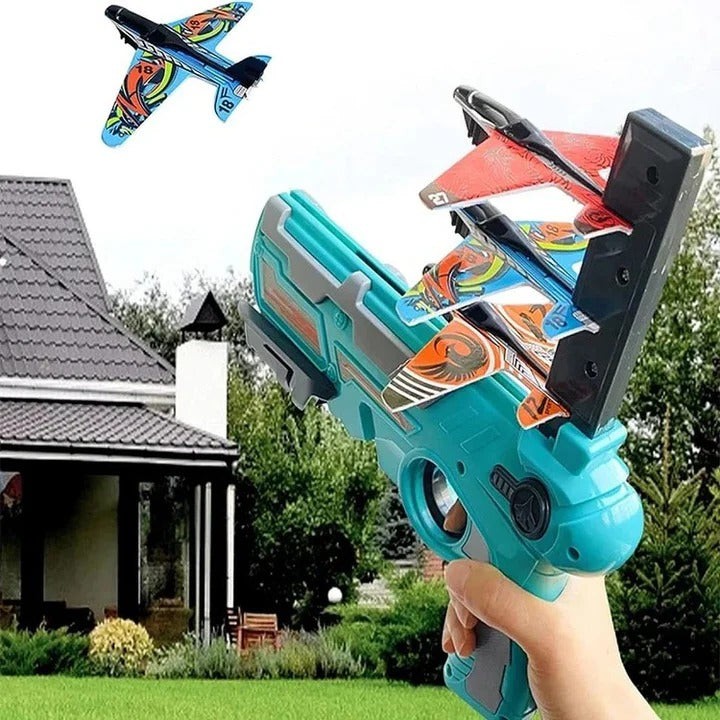SkyGlider Plane Launcher and One-Click Ejection Aircraft Toy