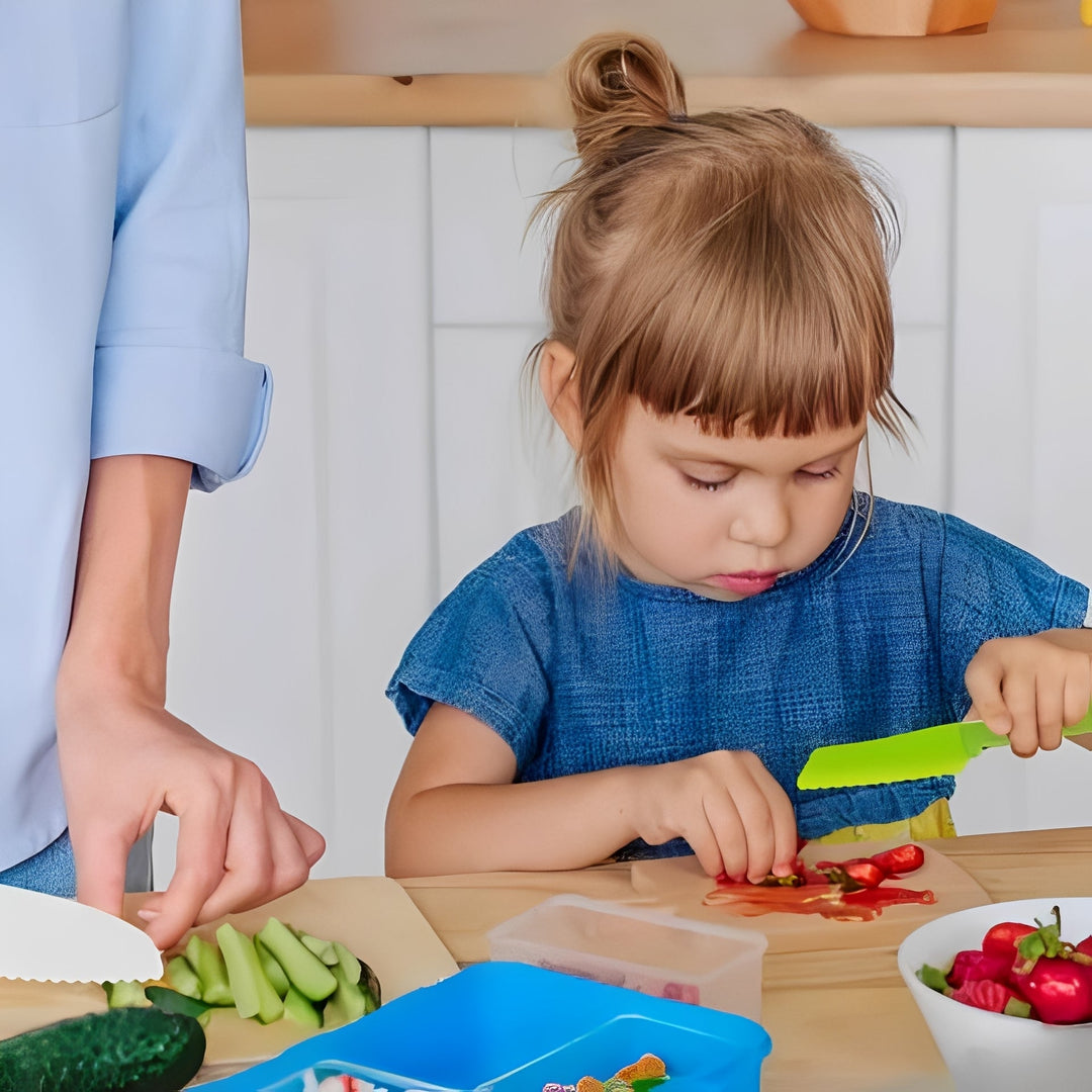Beginner Kids Kitchen Tool Kit and 13-Piece Culinary Starter Set