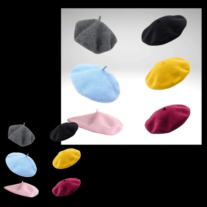 Classic Women’s Woollen Beret and Lightweight Breathable Winter Hat