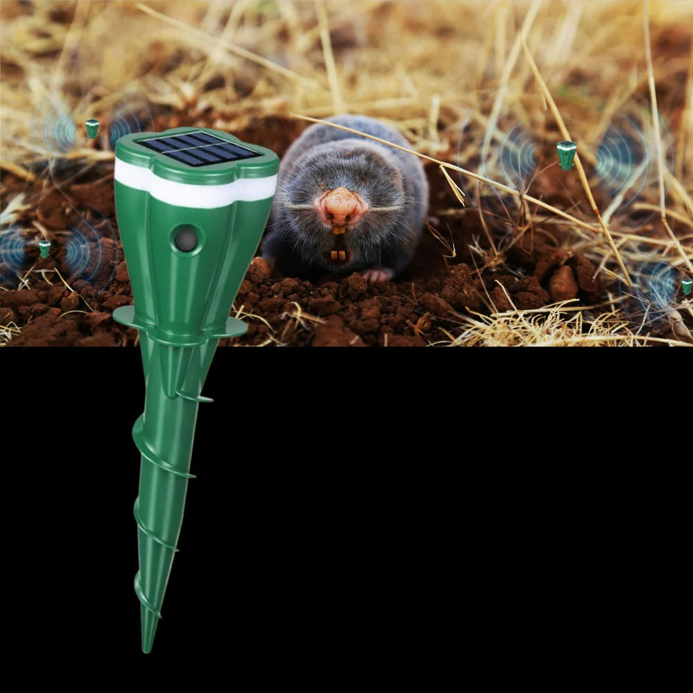 Solar Powered Groundhog Repellent