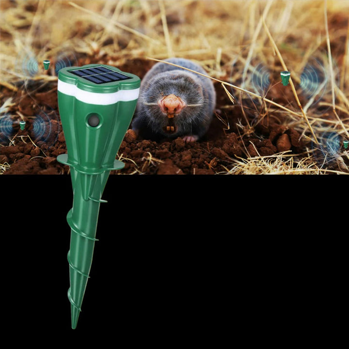 Solar Powered Groundhog Repellent