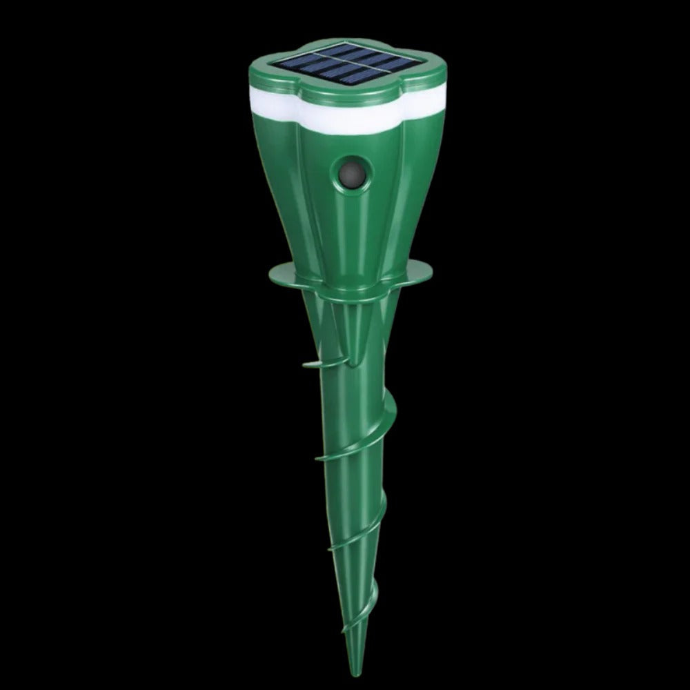 Solar Powered Groundhog Repellent