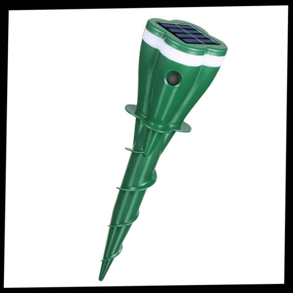 Solar Powered Groundhog Repellent