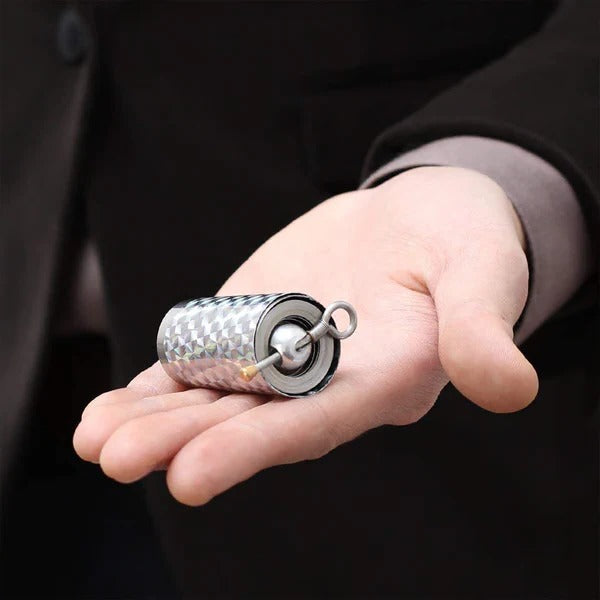 Portable Magic Staff, Telescopic Metal Cane for Stage Performance and Illusions, Silver
