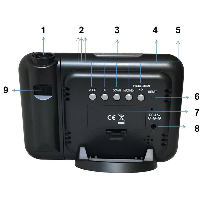 Premium Projection Clock and Snooze Function