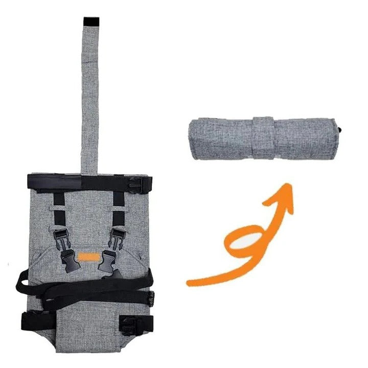 Adjustable Harness and Compact Travel High Chair