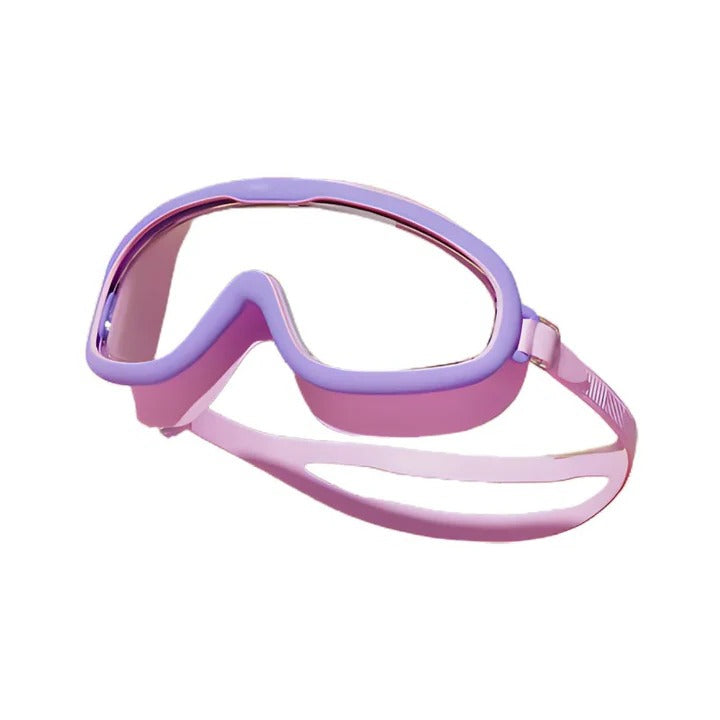 Kids Swim Goggles and Wide View and Anti-Fog Lenses