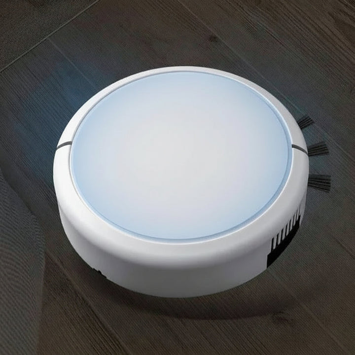 Slim Robot Vacuum Cleaner, 90 Min Runtime Automatic Floor Sweeper with Smart Sensors