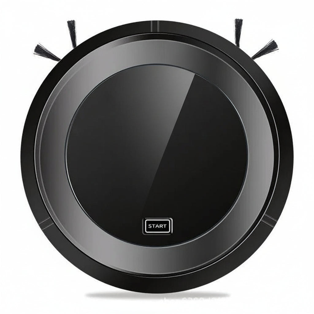 Slim Robot Vacuum Cleaner, 90 Min Runtime Automatic Floor Sweeper with Smart Sensors