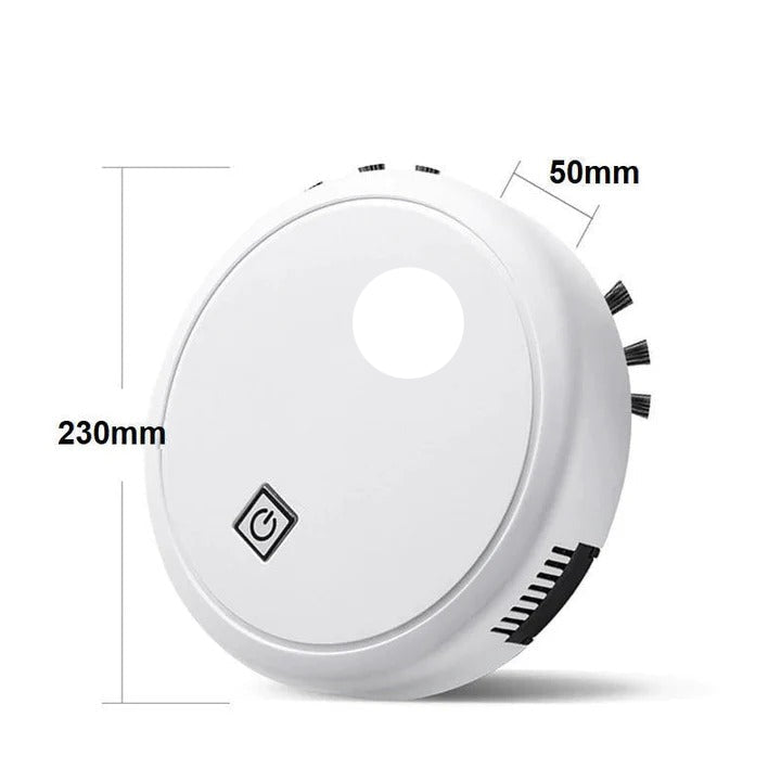 Slim Robot Vacuum Cleaner, 90 Min Runtime Automatic Floor Sweeper with Smart Sensors