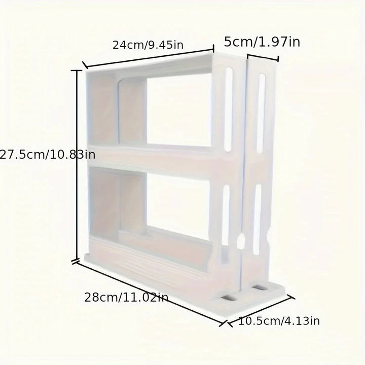 Swivel Shelves Spice Rack Organizer