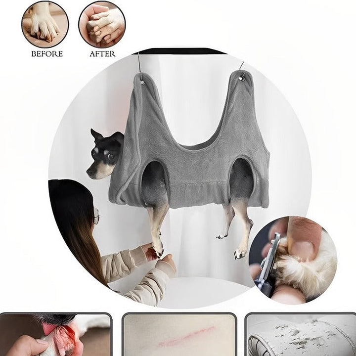 Pet Grooming Hammock, Comfortable Dog Hammock for Nail Trimming, Washing, and Easy Grooming