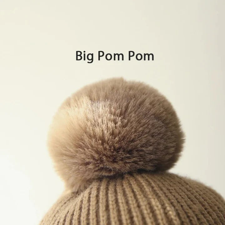 The Warm Kids Knit Beanie Winter Hat with Earflaps