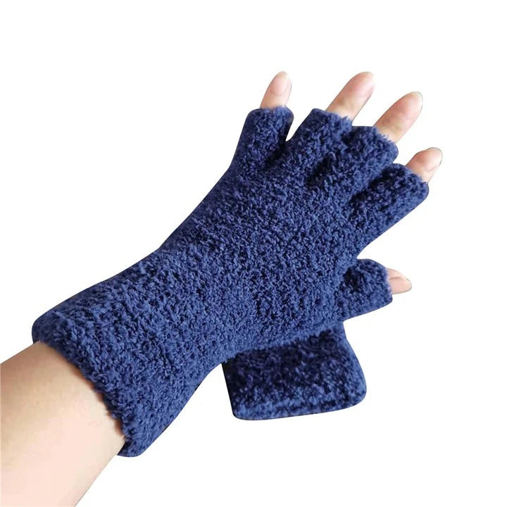 The Cozy Winter Comfort Knit Half Finger Gloves