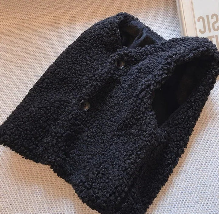 Warm Kids Lamb Wool Winter Waist Coat and Thick Sherpa Lined Vest