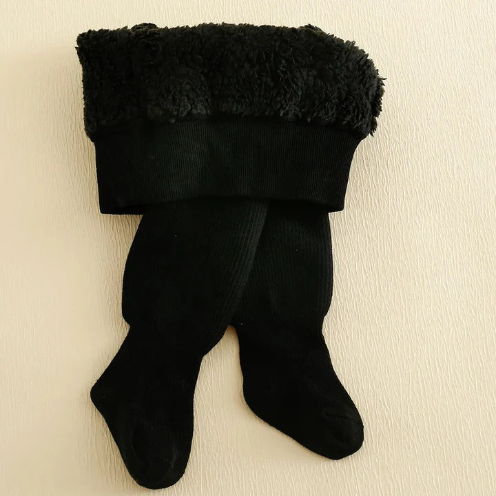 Premium Kids Winter Fleece Lined Leggings and Opaque Heavyweight Tights