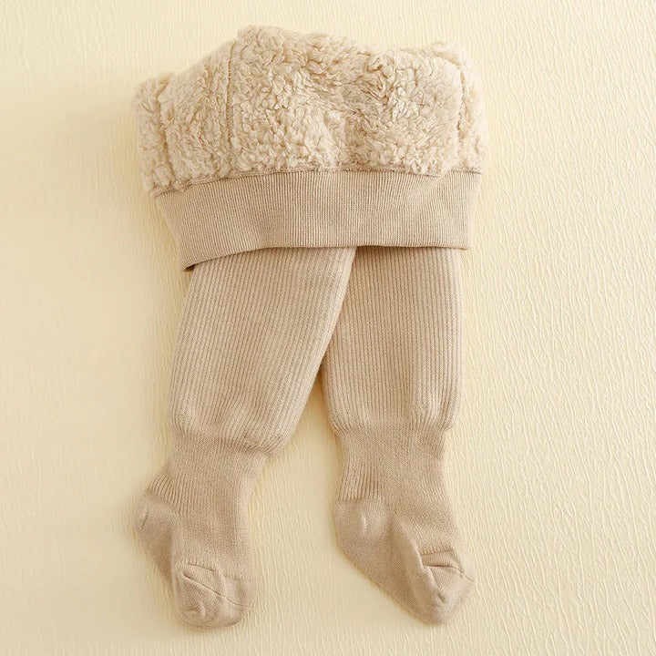 Premium Kids Winter Fleece Lined Leggings and Opaque Heavyweight Tights