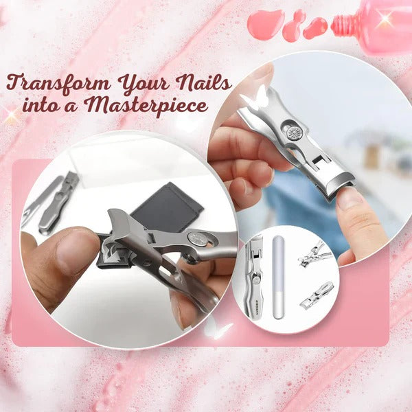 Reliable Ultra Sharp Nail Cutter with Wide Opening Jaw Shape