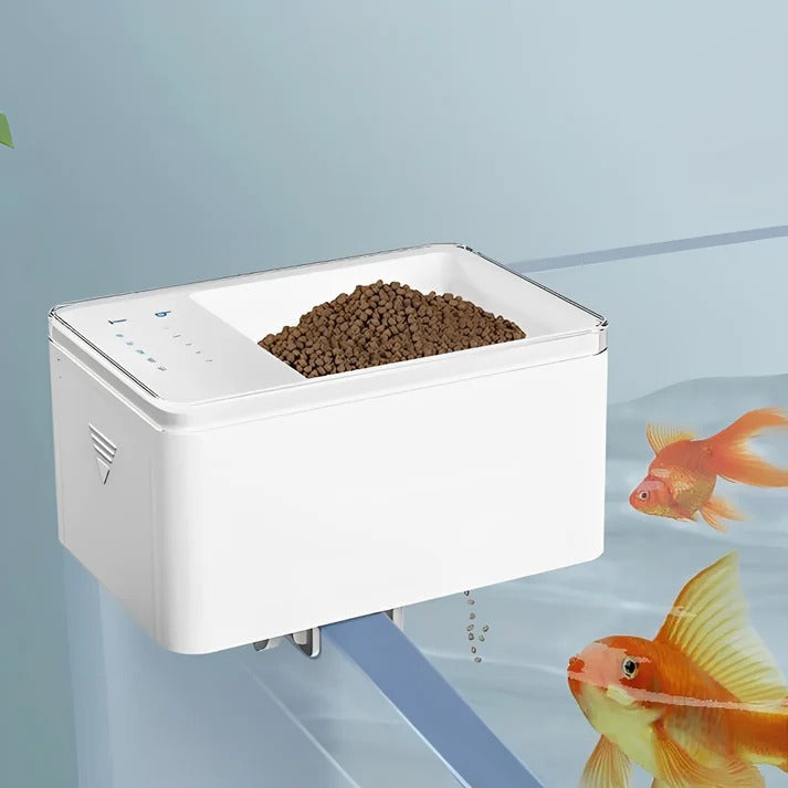 LED Aquarium Fish Tank 17.5 oz Automatic Fish Feeder With Timer