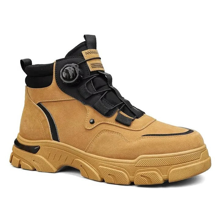 Reinforced All Terrain Footwear for Men with Thick Soles and Enhanced Protection