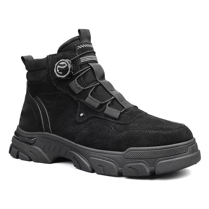 Reinforced All Terrain Footwear for Men with Thick Soles and Enhanced Protection