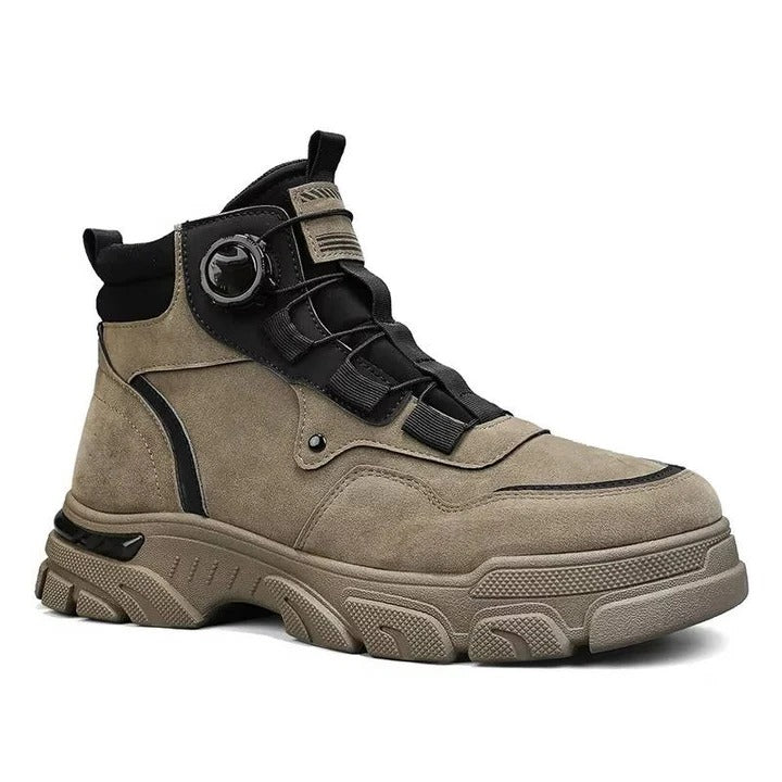 Reinforced All Terrain Footwear for Men with Thick Soles and Enhanced Protection