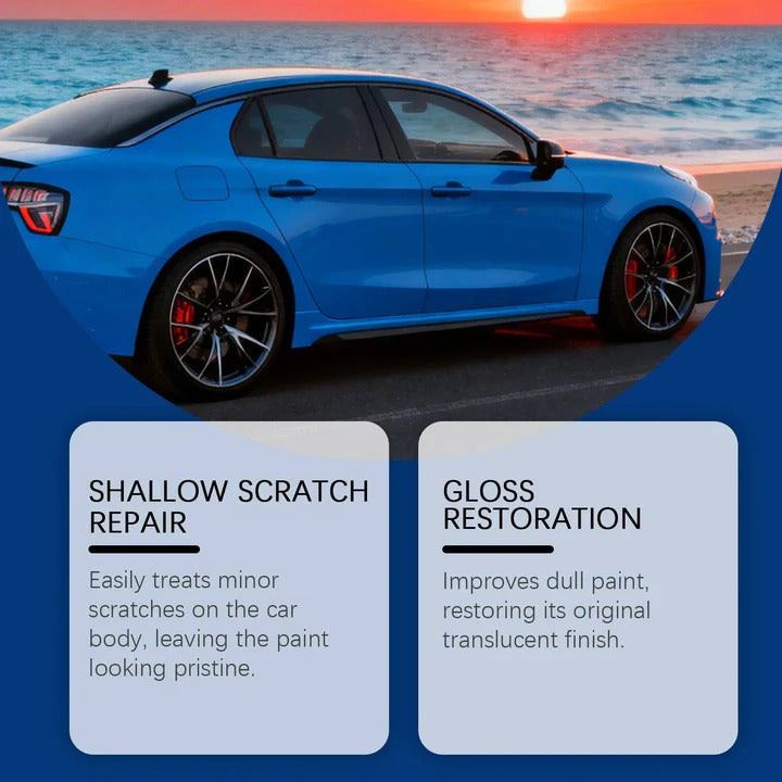 Paint Repair Solution with High Gloss Finish and Surface Restoration
