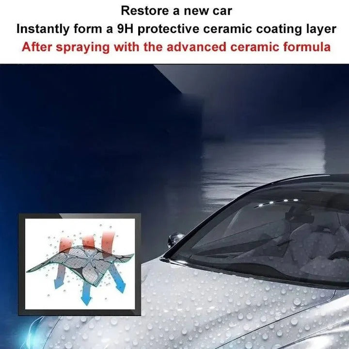 Paint Repair Solution with High Gloss Finish and Surface Restoration
