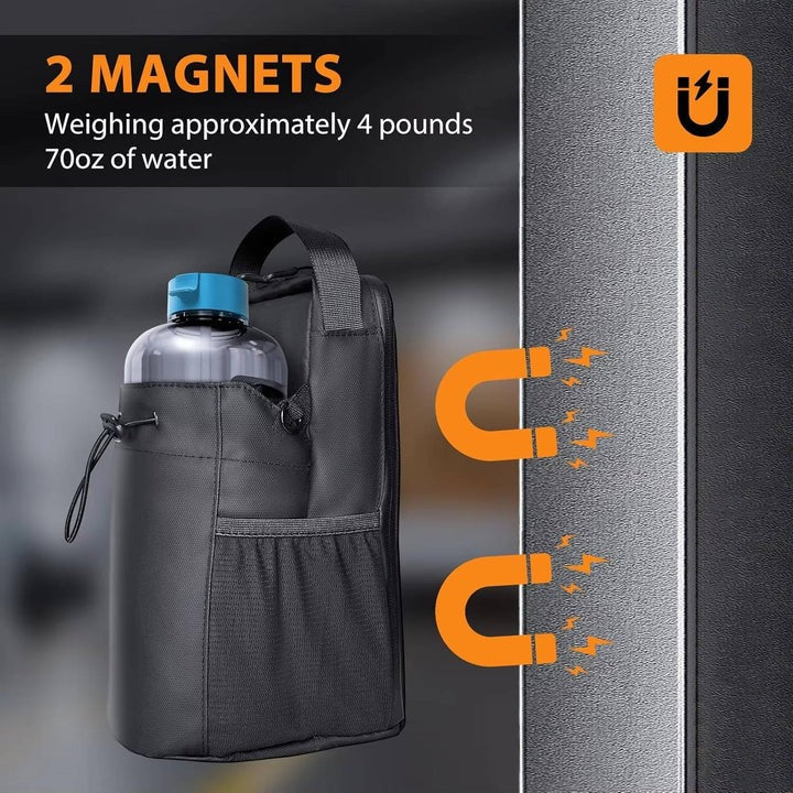 Compact Athletic Duffel Bag with Magnetic Closure and Multi Use Compartments