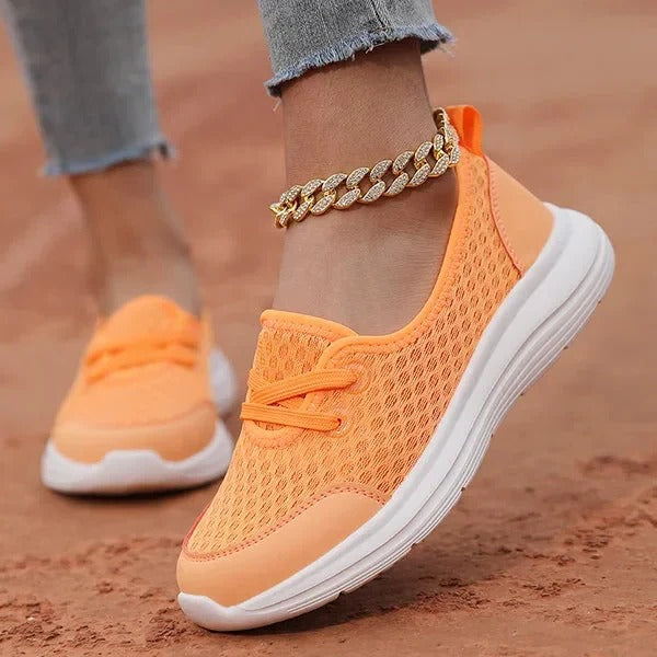 Soft Sole Mesh Comfort Orthopaedic Shoes for Women with Breathable Fabric and Supportive Walking Foundation
