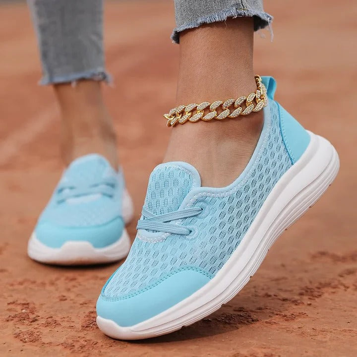 Soft Sole Mesh Comfort Orthopaedic Shoes for Women with Breathable Fabric and Supportive Walking Foundation