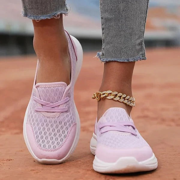 Soft Sole Mesh Comfort Orthopaedic Shoes for Women with Breathable Fabric and Supportive Walking Foundation