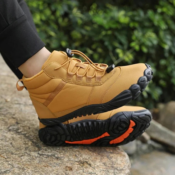 Waterproof and Snowproof Winter Barefoot Shoes with Cosy Fleece plus Natural Foot Movement Design