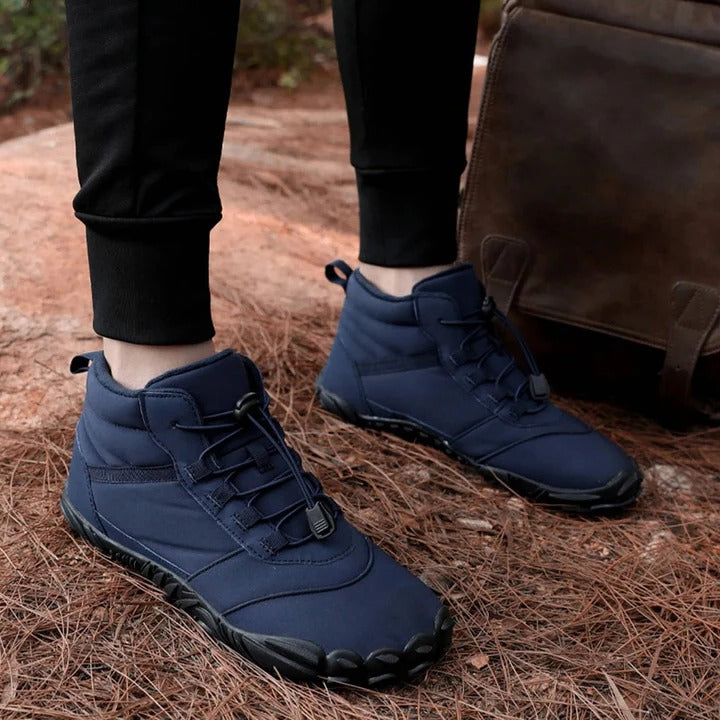 Waterproof and Snowproof Winter Barefoot Shoes with Cosy Fleece plus Natural Foot Movement Design