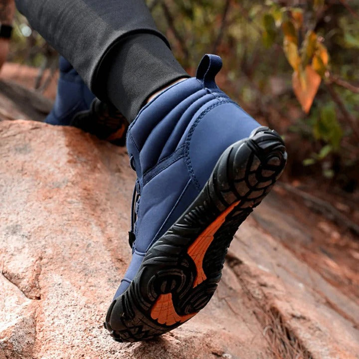 Waterproof and Snowproof Winter Barefoot Shoes with Cosy Fleece plus Natural Foot Movement Design