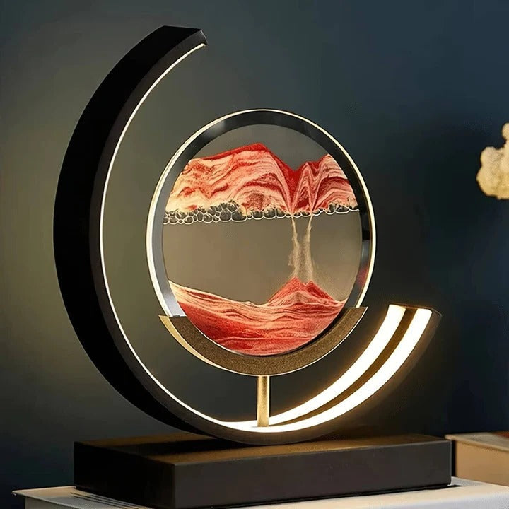 Ever-Changing Coastal Landscape and Moving Sand Art