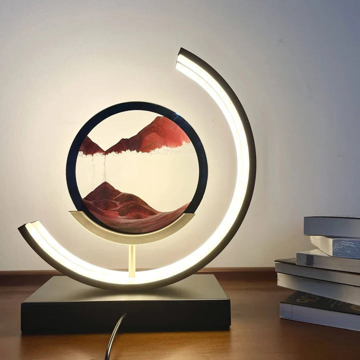 Ever-Changing Coastal Landscape and Moving Sand Art