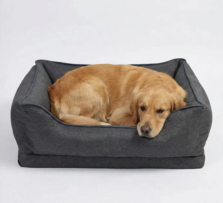 Orthopaedic Anti Slip Car Dog Bed Back Seat with Ergonomic Pressure Relief