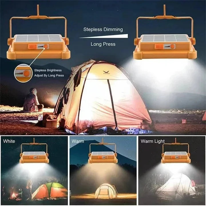 Sun Powered Adventure Lantern and Solar Portable Camping Lamp
