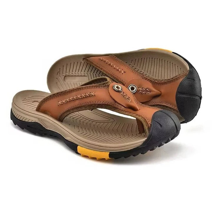 Ultra-Lite Thong Sandal and Water Resistant and Lightweight Toe Flip Flops for Men