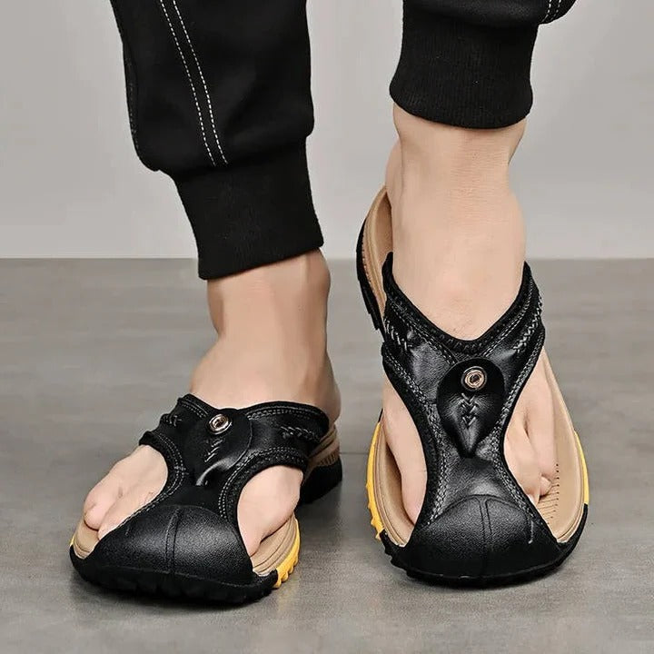 Ultra-Lite Thong Sandal and Water Resistant and Lightweight Toe Flip Flops for Men