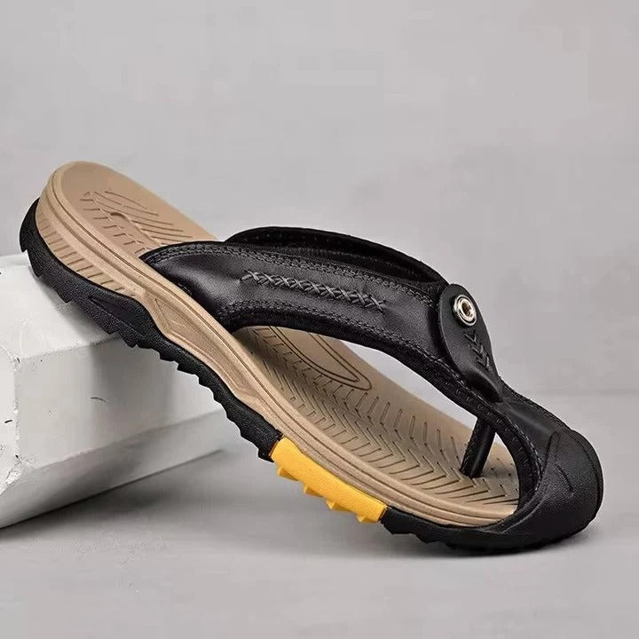 Ultra-Lite Thong Sandal and Water Resistant and Lightweight Toe Flip Flops for Men