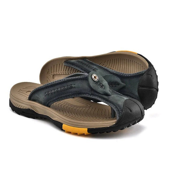 Ultra-Lite Thong Sandal and Water Resistant and Lightweight Toe Flip Flops for Men