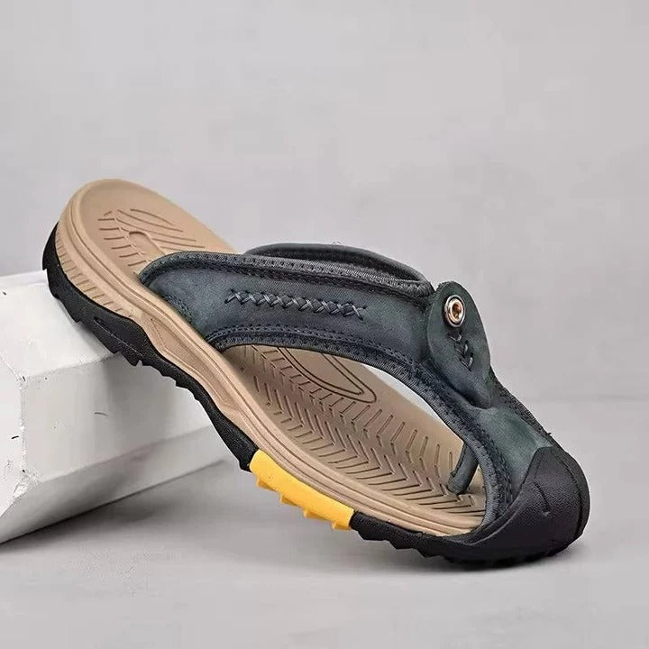 Ultra-Lite Thong Sandal and Water Resistant and Lightweight Toe Flip Flops for Men